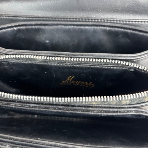 Vintage 60s Purses Set of 3 Patent Handbag Theodor Ruth Saltz Meyers Made in USA - Picture 15 of 16